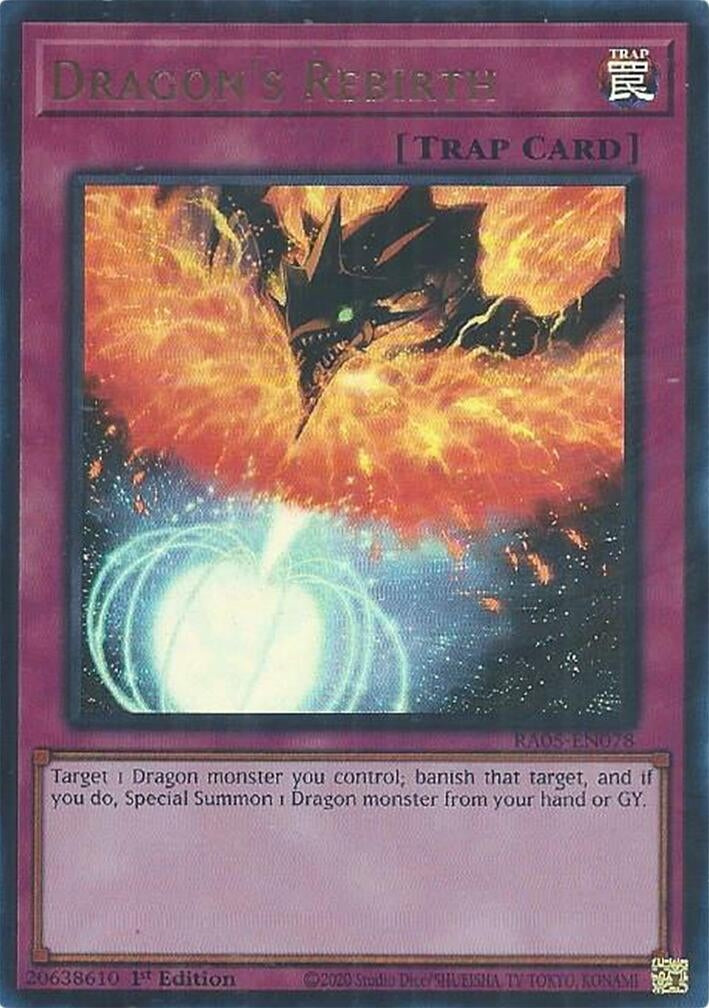 Image for Dragon's Rebirth (Ultra Rare) (RA05-EN078) (RA05) - YuGiOh