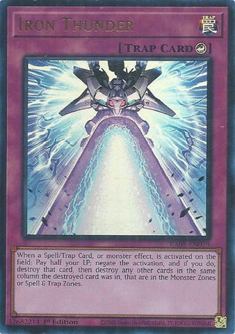 Image for Iron Thunder (Ultra Rare) (RA05-EN079) (RA05) - YuGiOh