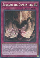 Image for Songs of the Dominators (Secret Rare) (RA05-EN081) (RA05) - YuGiOh