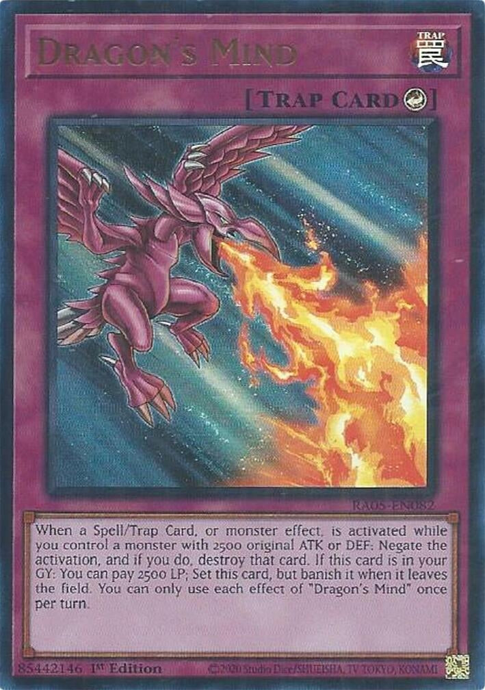 Image for Dragon's Mind (Ultra Rare) (RA05-EN082) (RA05) - YuGiOh