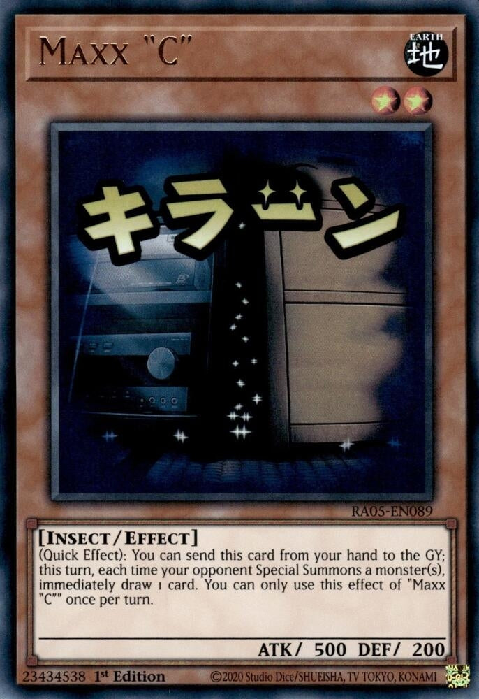 Image for Maxx "C" (RA05-EN089) (RA05) - YuGiOh