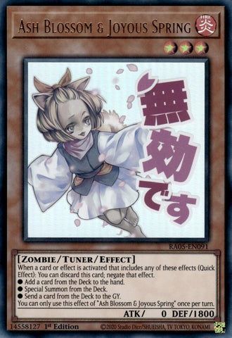 Image for Ash Blossom & Joyous Spring (RA05-EN091) (RA05) - YuGiOh
