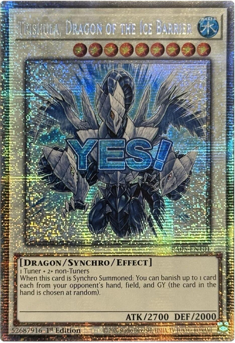 Image for Trishula, Dragon of the Ice Barrier (Starlight Rare) (RA05-EN101) (RA05) - YuGiOh