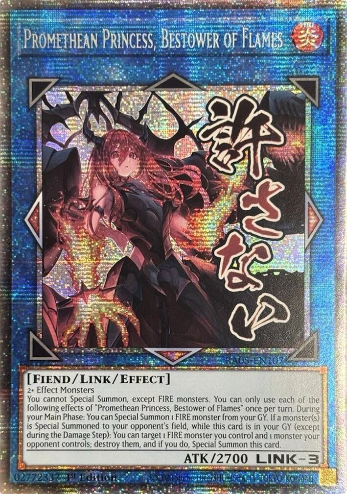 Image for Promethean Princess, Bestower of Flames (Starlight Rare) (RA05-EN107) (RA05) - YuGiOh