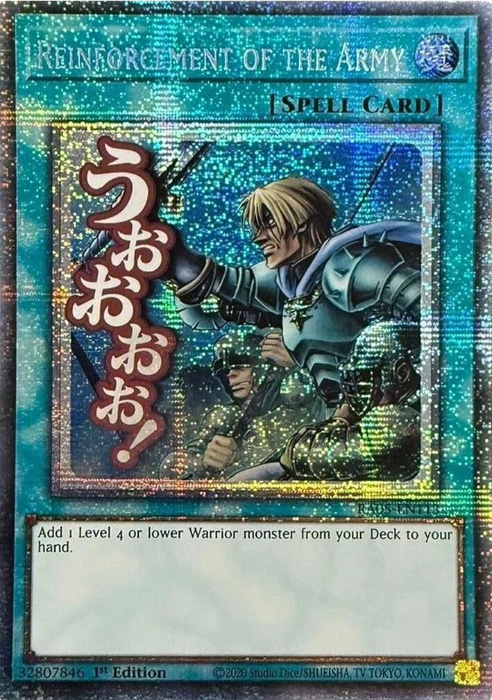 Image for Reinforcement of the Army (Starlight Rare) (RA05-EN113) (RA05) - YuGiOh