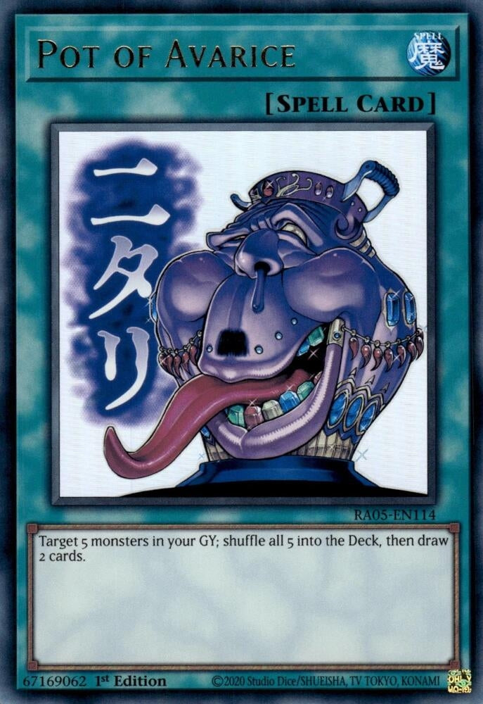 Image for Pot of Avarice (RA05-EN114) (RA05) - YuGiOh