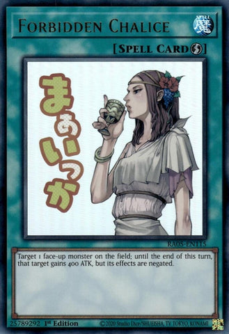 Image for Forbidden Chalice (RA05-EN115) (RA05) - YuGiOh