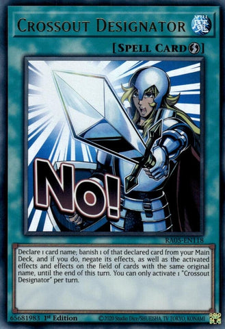 Image for Crossout Designator (RA05-EN118) (RA05) - YuGiOh