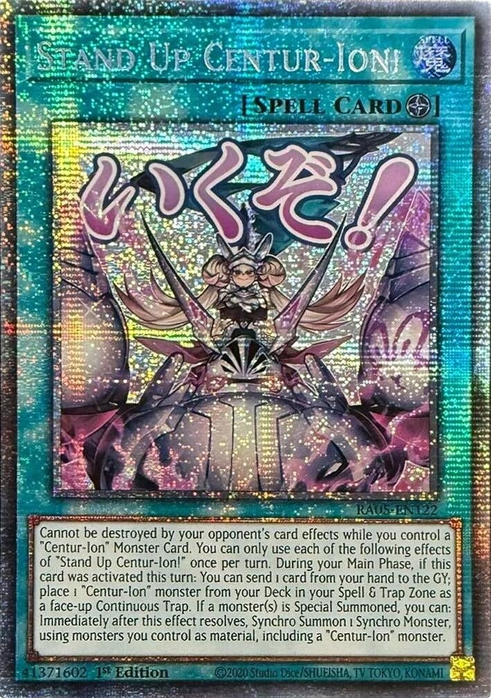 Image for Stand Up Centur-Ion! (Starlight Rare) (RA05-EN122) (RA05) - YuGiOh