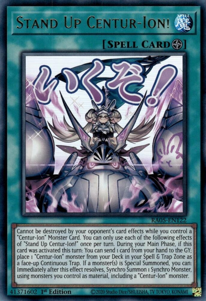 Image for Stand Up Centur-Ion! (RA05-EN122) (RA05) - YuGiOh