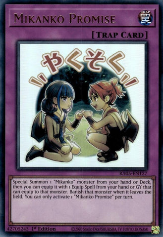 Image for Mikanko Promise (RA05-EN127) (RA05) - YuGiOh