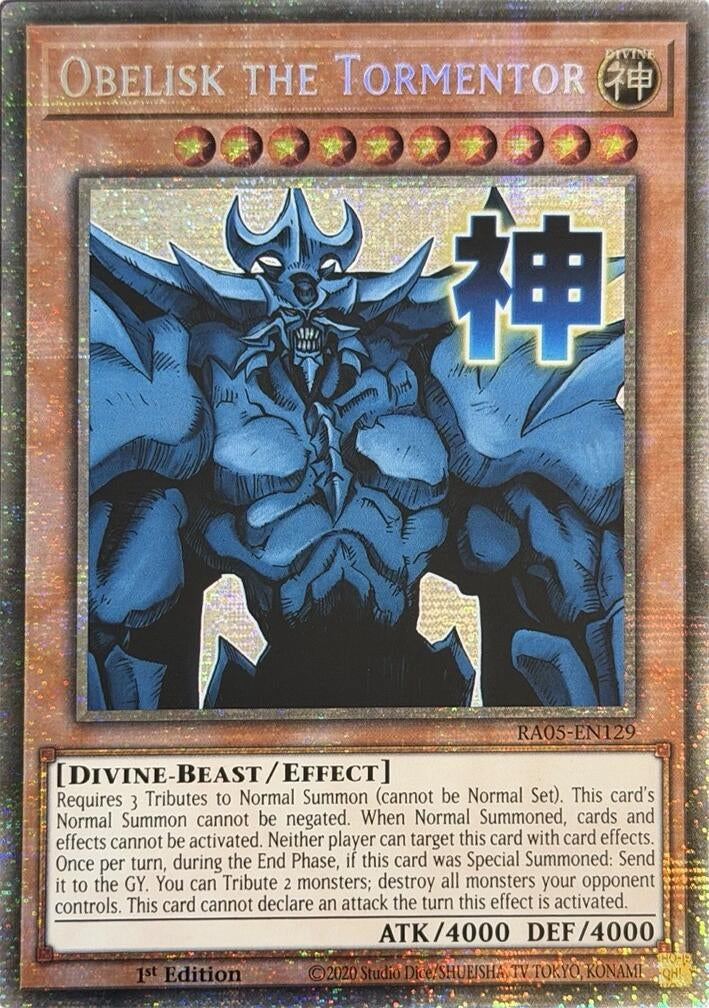 Image for Obelisk the Tormentor (Starlight Rare) (RA05-EN129) (RA05) - YuGiOh