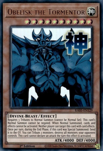 Image for Obelisk the Tormentor (RA05-EN129) (RA05) - YuGiOh