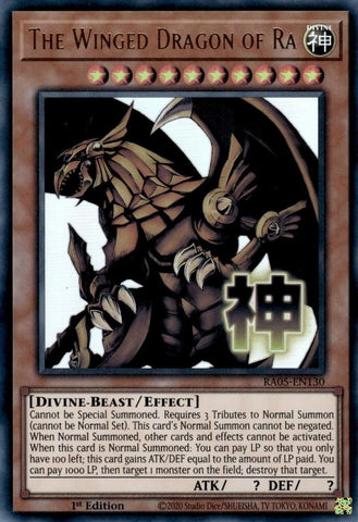 Image for The Winged Dragon of Ra (RA05-EN130) (RA05) - YuGiOh