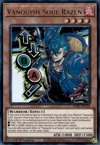 Image for Vanquish Soul Razen (Stamp) (RA05-EN134) (RA05) - YuGiOh