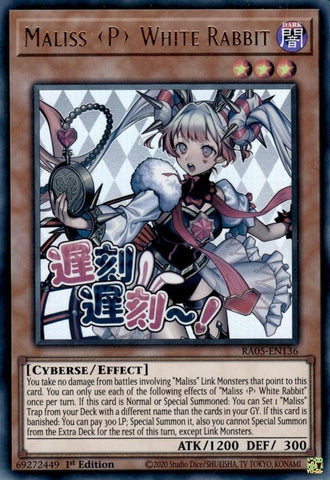 Image for Maliss P White Rabbit (RA05-EN136) (RA05) - YuGiOh