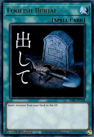 Image for Foolish Burial (RA05-EN138) (RA05) - YuGiOh