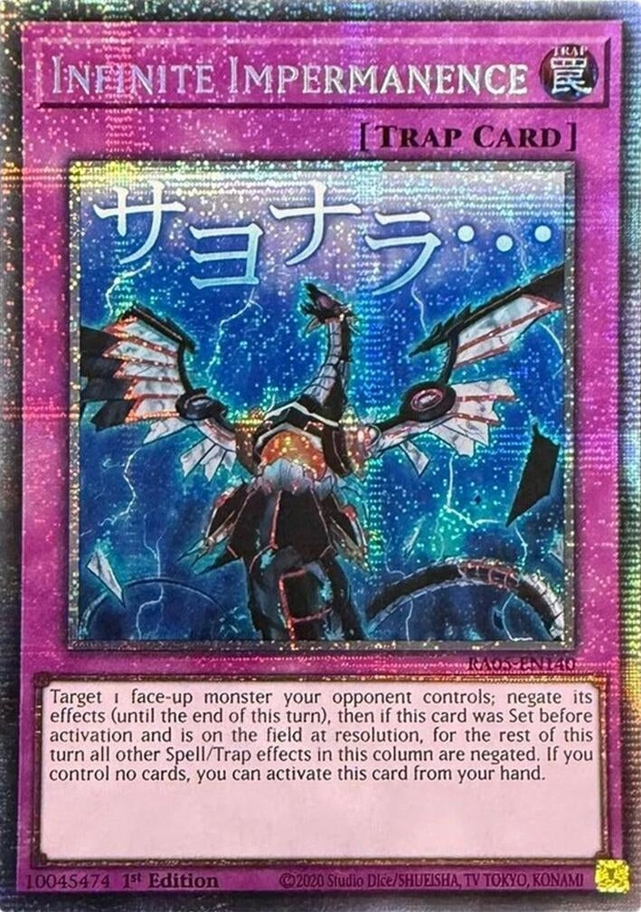 Image for Infinite Impermanence (Starlight Rare) (RA05-EN140) (RA05) - YuGiOh