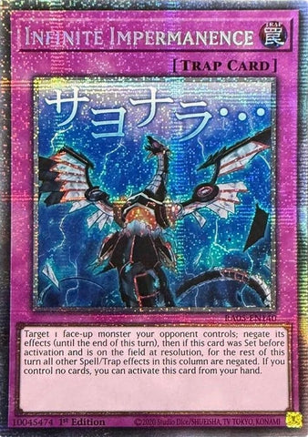 Image for Infinite Impermanence (Starlight Rare) (RA05-EN140) (RA05) - YuGiOh