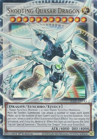 Image for Shooting Quasar Dragon (RA05-EN143) (RA05) - YuGiOh