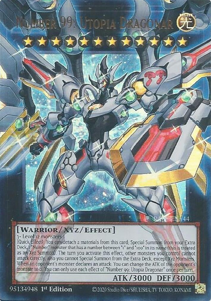 Image for Number 99: Utopia Dragonar (RA05-EN144) (RA05) - YuGiOh