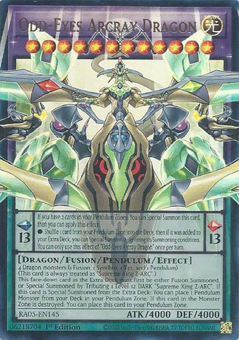 Image for Odd-Eyes Arcray Dragon (RA05-EN145) (RA05) - YuGiOh