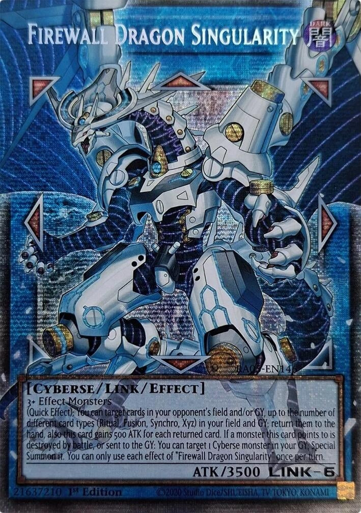 Image for Firewall Dragon Singularity (Starlight Rare) (RA05-EN146) (RA05) - YuGiOh