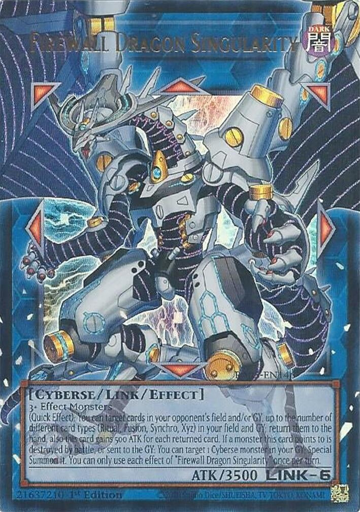 Image for Firewall Dragon Singularity (RA05-EN146) (RA05) - YuGiOh