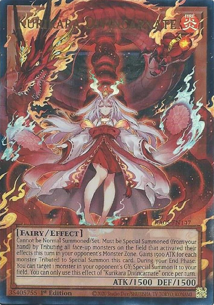 Image for Kurikara Divincarnate (RA05-EN147) (RA05) - YuGiOh