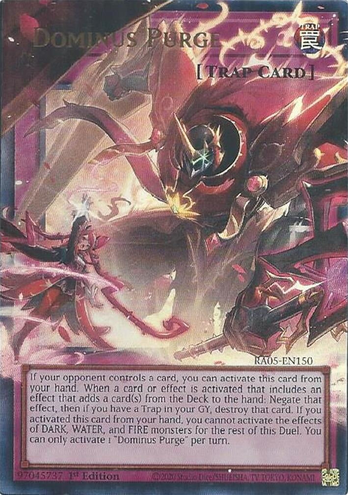 Image for Dominus Purge (Extended Art) (RA05-EN150) (RA05) - YuGiOh