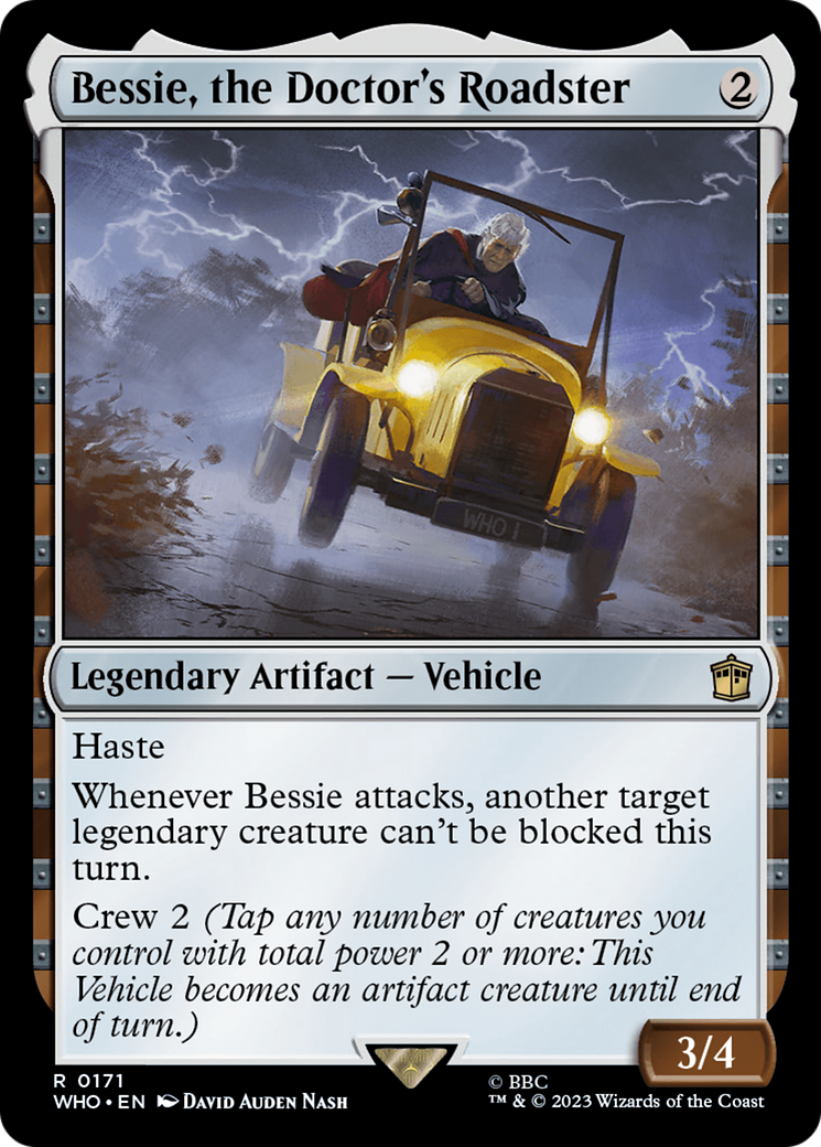 Bessie, el coche descapotable del Doctor [Doctor Who]