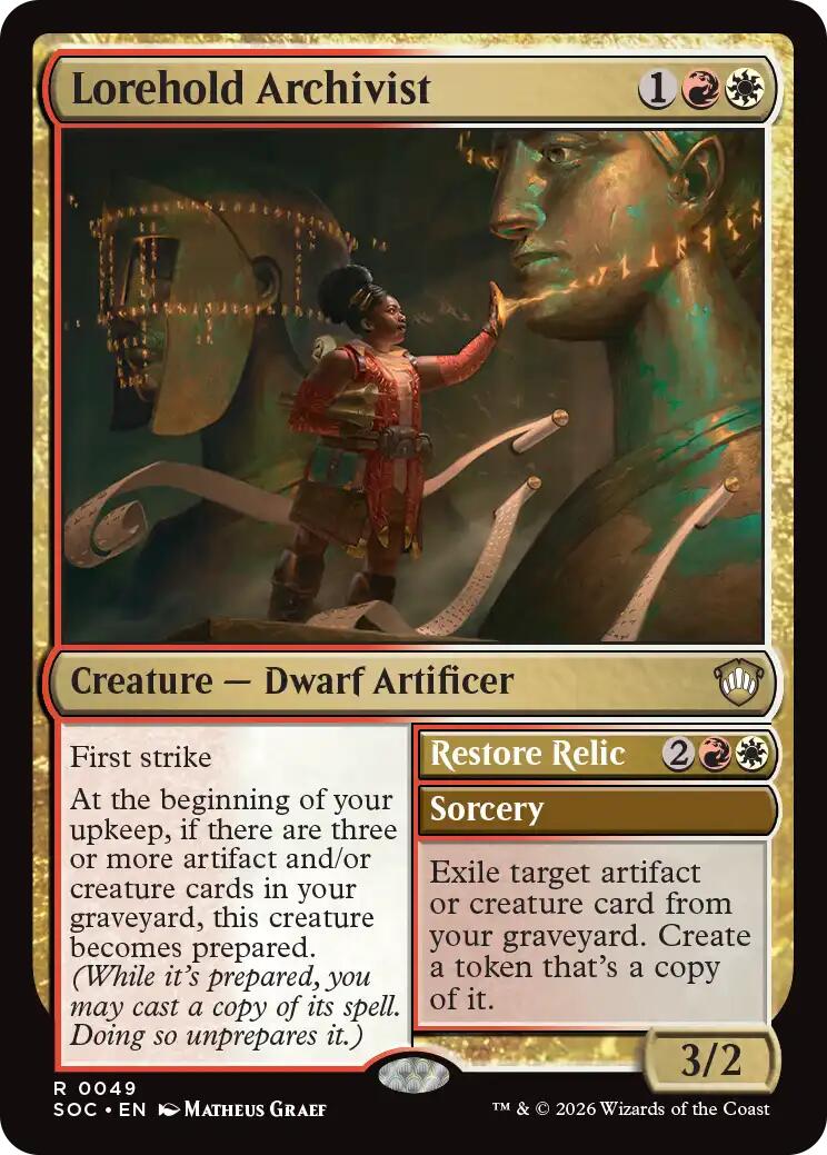 Archivista de Lorehold [Commander: Secretos de Strixhaven]
