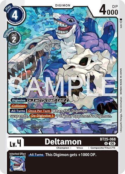 Image for Deltamon (BT25-068 U) (BT-25) - Digimon Card Game