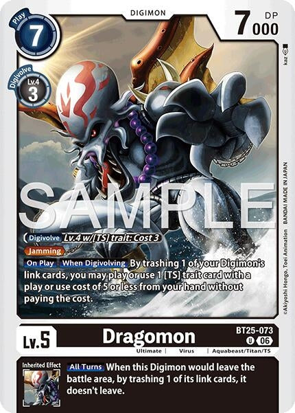 Image for Dragomon (BT25-073 U) (BT-25) - Digimon Card Game