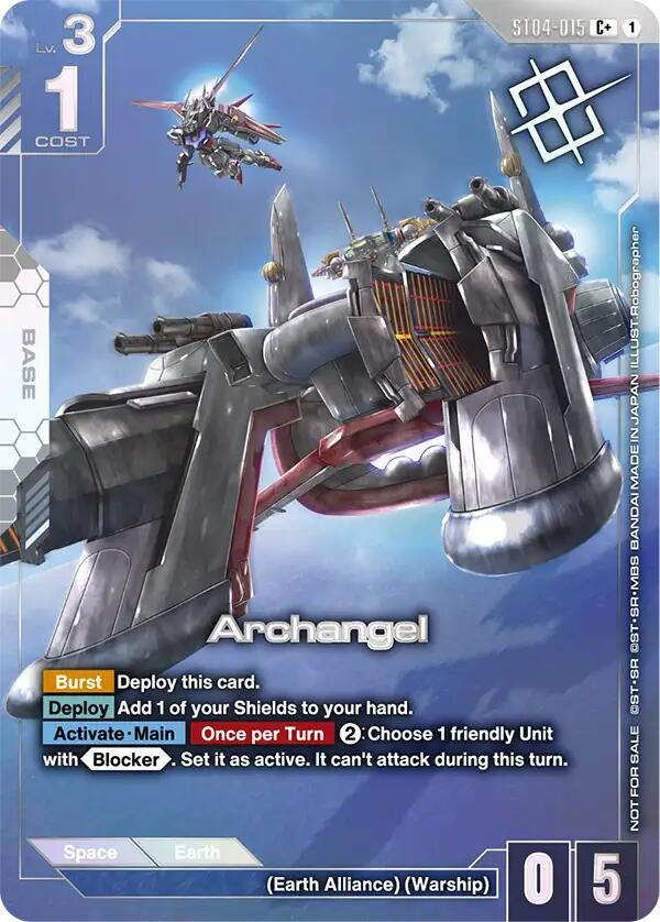 Image for Archangel (Store Tournament Winner Pack 04) (ST04-015) (GCG-PR) - Gundam Card Game