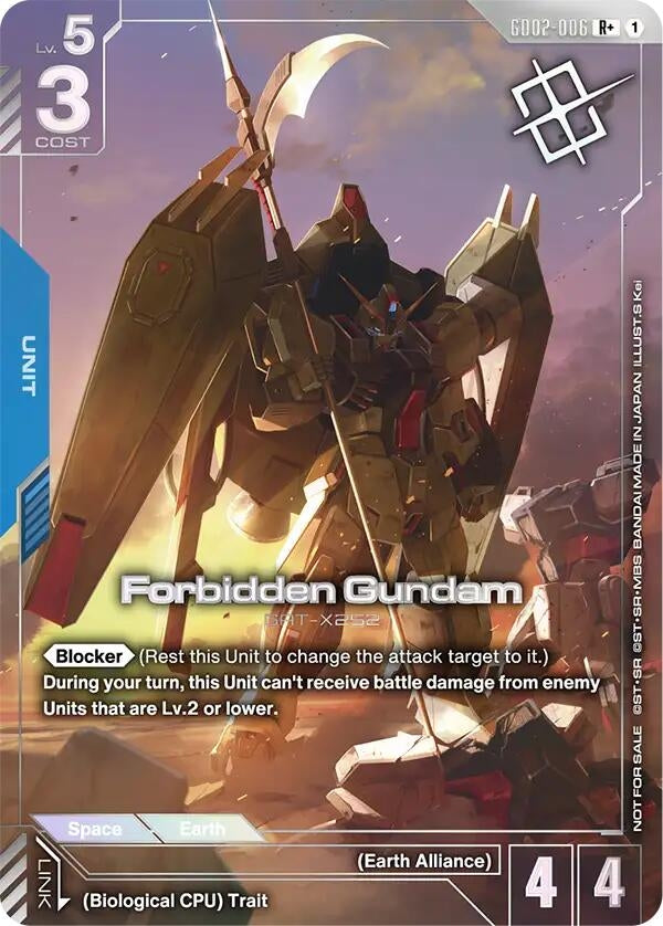 Image for Forbidden Gundam (Store Tournament Winner Pack 04) (GD02-006) (GCG-PR) - Gundam Card Game