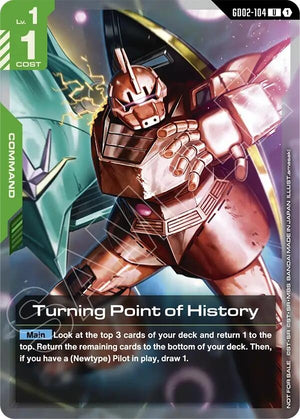 Image for Turning Point of History (Store Tournament Participant Pack 04) (GD02-104) (GCG-PR) - Gundam Card Game