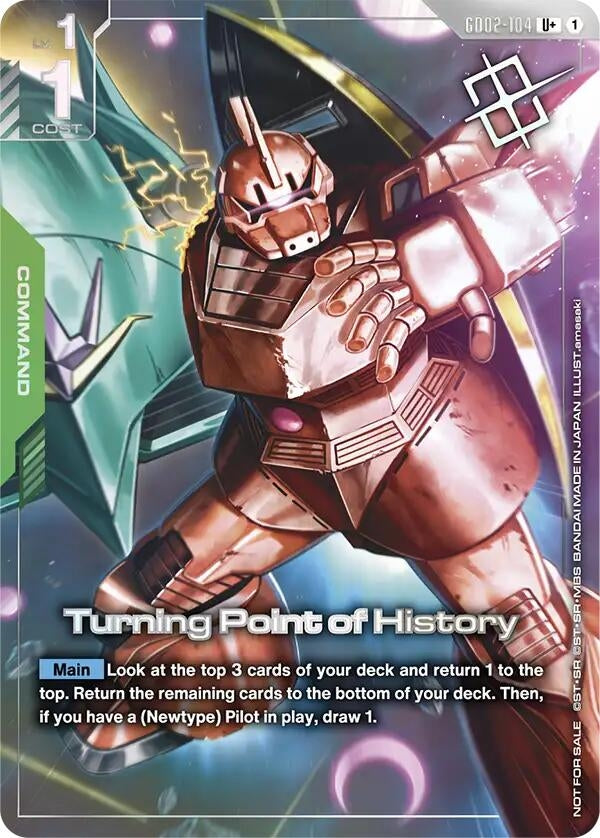 Image for Turning Point of History (Store Tournament Winner Pack 04) (GD02-104) (GCG-PR) - Gundam Card Game