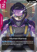Image for Human Karma (Store Tournament Participant Pack 04) (GD03-113) (GCG-PR) - Gundam Card Game