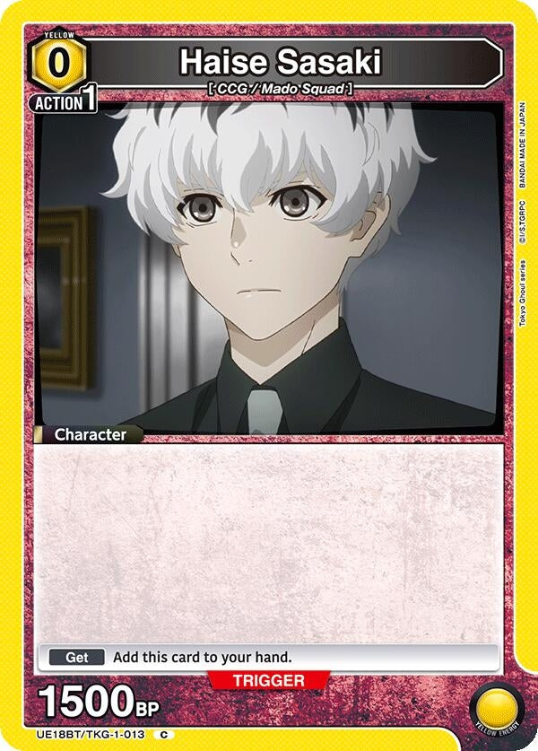 Image for Haise Sasaki (013) (UE18BT/TKG-1-013) (UE18BT) - Union Arena