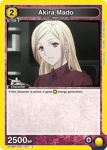 Image for Akira Mado (017) (UE18BT/TKG-1-017) (UE18BT) - Union Arena