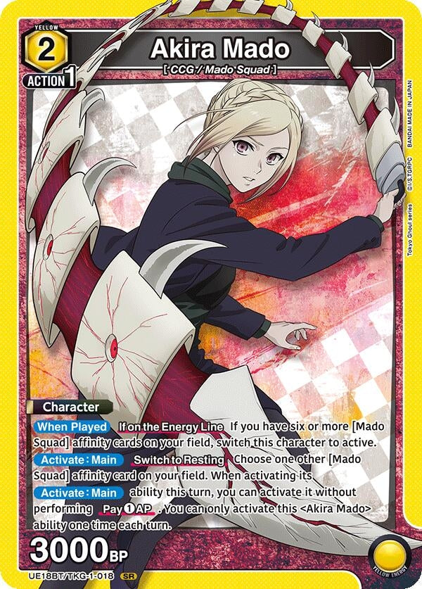 Image for Akira Mado (018) (UE18BT/TKG-1-018) (UE18BT) - Union Arena