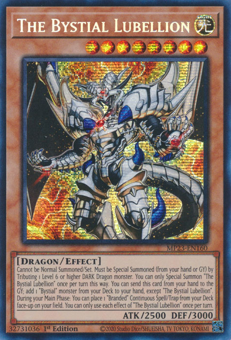 The Bystial Lubellion [MP23-EN160] Secret Rare Prismatique