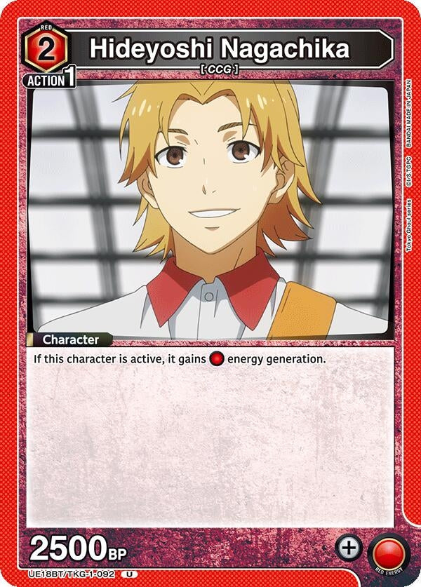 Image for Hideyoshi Nagachika (092) (UE18BT/TKG-1-092) (UE18BT) - Union Arena
