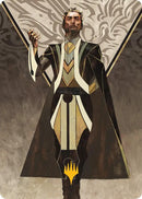 Ral Zarek, professeur invité, carte artistique (symbole de Planeswalker estampillé or) [Série artistique Secrets of Strixhaven]