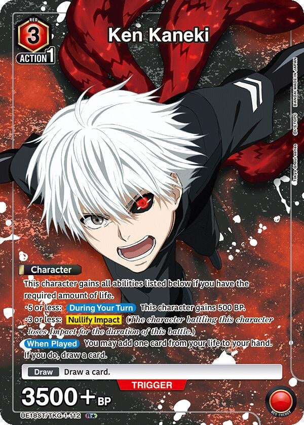 Image for Ken Kaneki (112) (R*) (UE18ST/TKG-1-112) (UE18ST) - Union Arena