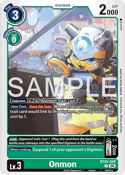 Image for Onmon (BT25-045 U) (BT-25) - Digimon Card Game