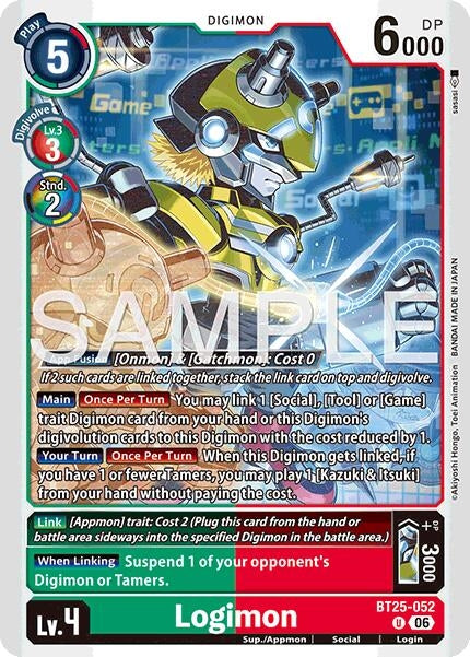 Image for Logimon (BT25-052 U) (BT-25) - Digimon Card Game