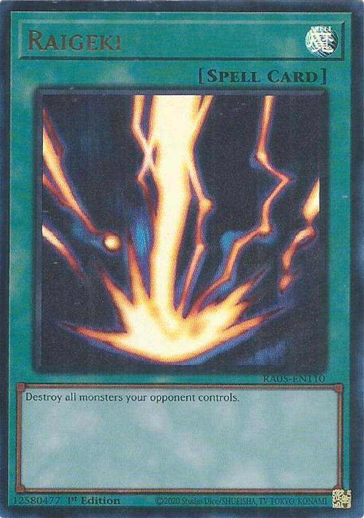 Raigeki (Ultra Rare) [RA05-FR110] Ultra Rare