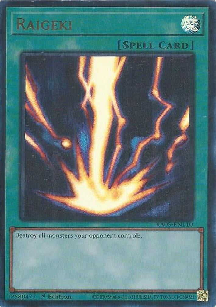 Image for Raigeki (Ultra Rare) (RA05-EN110) (RA05) - YuGiOh